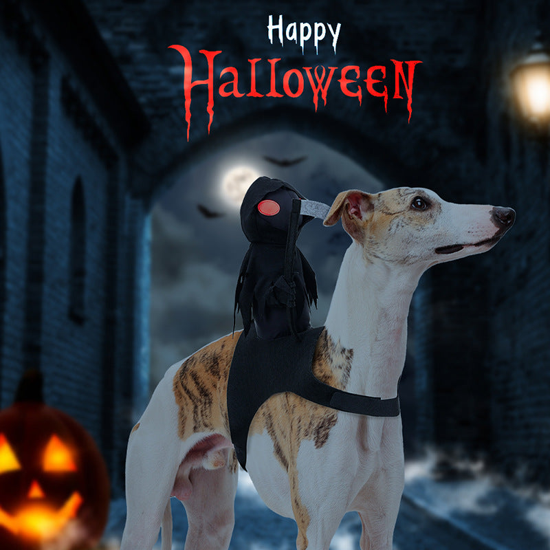 Grim Reaper Rider Costume for Dogs & Cats